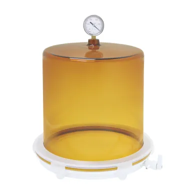 VDP-30UG Vacuum Desiccator with Vacuum Gauge and UV Block Effect, 15.2×15.2×15.1 cm