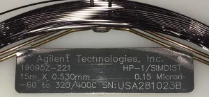 Agilent HP-1/SIMDIST 15M x 0.53mm x 0.15µm Capillary Gas Chromatography Column, 2 of 11
