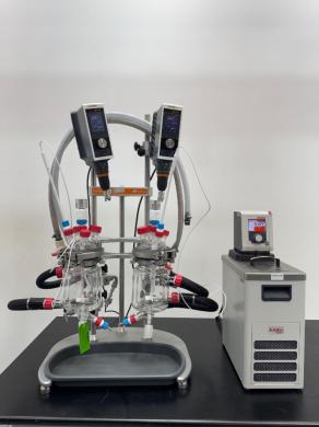 Radley Dual 1000mL Chemistry Reactor System with Integrated Cooling & Overhead Stirring-cover