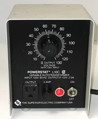 Superior Electric Powerstat L10C Variable Autotransformer