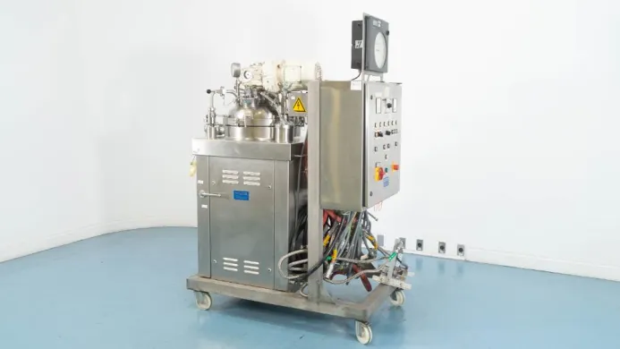 Becomix RW 50 Laboratory Homogenizing Mixer with Jacketed Vessel and Vacuum System