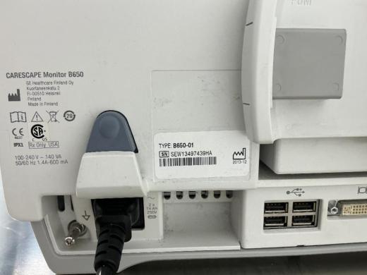 GE Datex-Ohmeda Carescape B650 Multiparameter Patient Monitor-cover