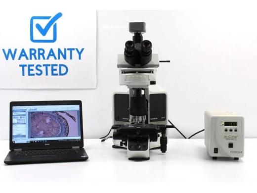 Olympus BX46F Upright Fluorescence Microscope with Metal Halide Illumination and Digital Imaging-cover
