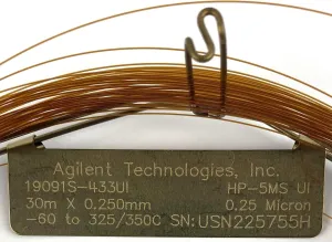 Agilent HP-5MS UI (19091S-433UI) Ultra Inert GC Capillary Column, 30M x 0.25mm x 0.25µm, 12 of 12