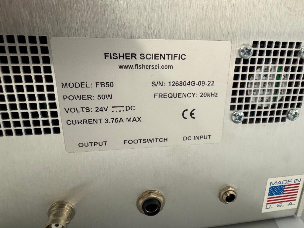 Fisherbrand FB50 Ultrasonic Homogenizer for Sample Preparation
