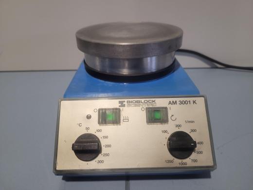 Magnetic stirrer heating BIOBLOCK SCIENTIFIC AM 3001 K-cover