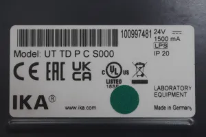 IKA ULTRA-TURRAX Tube Drive P control Programmable Tube Drive Disperser, 2 of 2