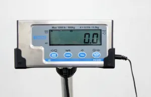 SALTER Brecknell PS1000 Portable Floor Scale with Standalone Digital Weighing System, 7 of 11