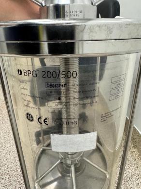 GE BPG 200/500 Stainless Steel Preparative Chromatography Column with Pressure Gauge-cover