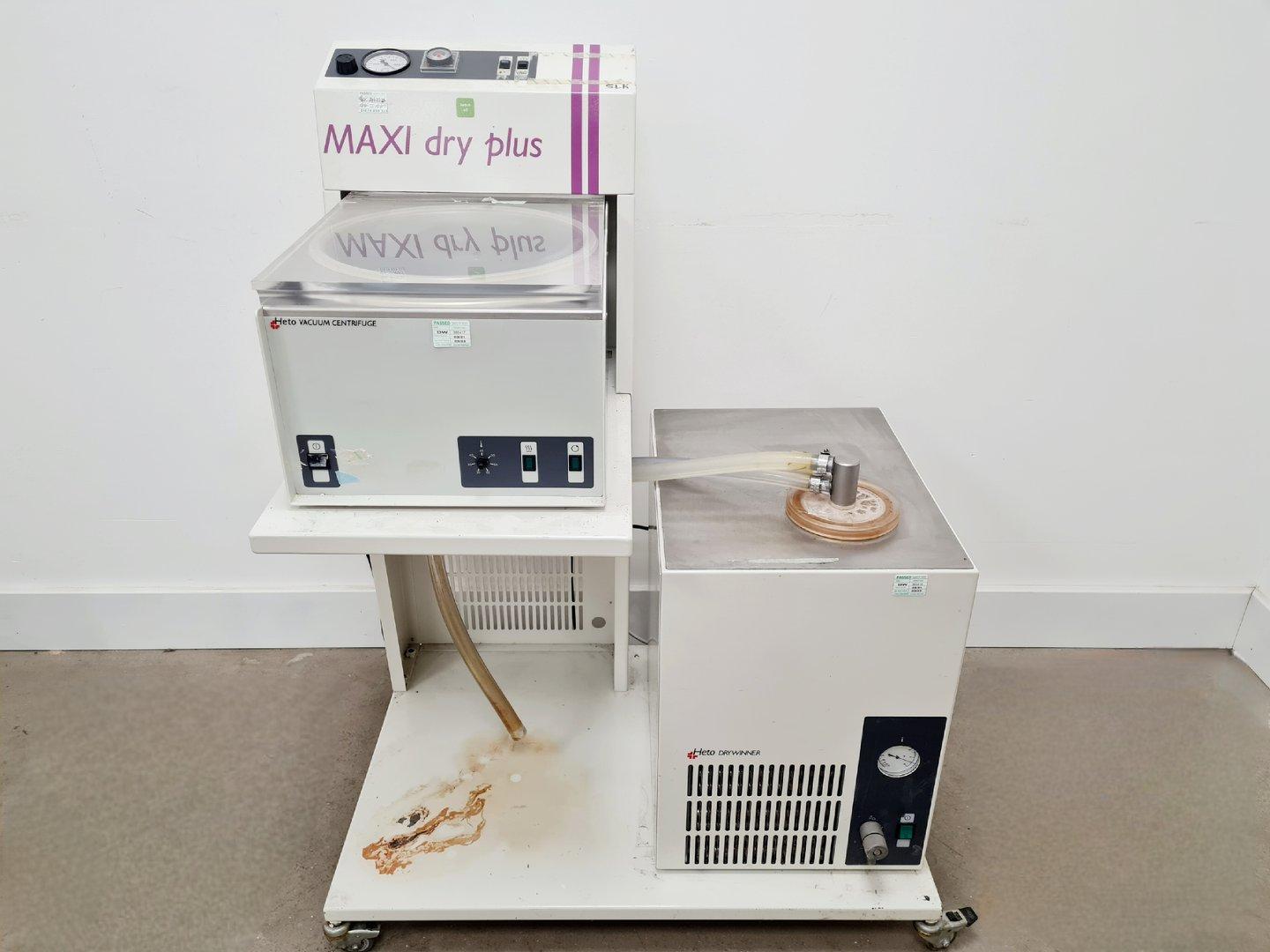 Heto Maxi Dry Plus System with Vacuum Centrifuge and Freeze Dryer