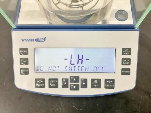 VWR VWR-105AC.N Analytical Balance with Draft Shield, 120g Capacity, 0.1mg Readability-cover