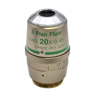 Nikon S Plan Fluor ELWD 20x ADM Phase 1 Microscope Objective, Nikon Laboratory equipment