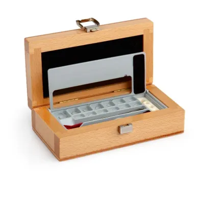 Radwag Stainless Steel Wire, Set (1 mg - 500 mg), Wooden Box