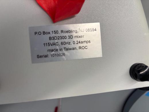 Benchmark Scientific B3D2300 3D Rocker Shaker for Laboratory Sample Mixing-cover