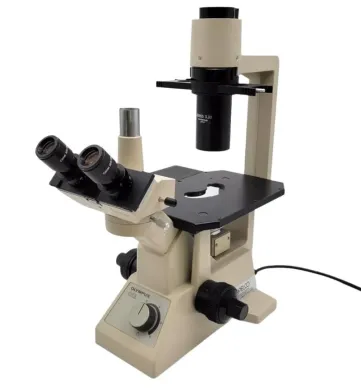 Olympus CK2 Inverted Microscope with Phase Contrast and Trinocular Head for Tissue Culture