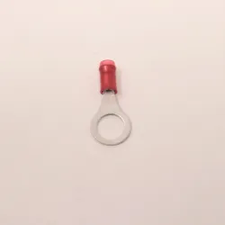 TE Connectivity PIDG Series 31895 Red Nylon-Insulated Ring Crimp Terminal M8 Stud, 8 of 8