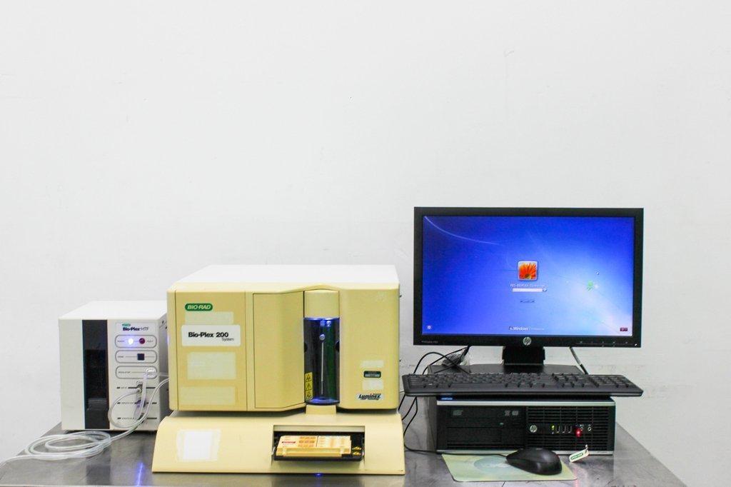BIO-RAD Luminex Bio-Plex 200 Multiplex Immunoassay Analytical Cell Analyzer with Software