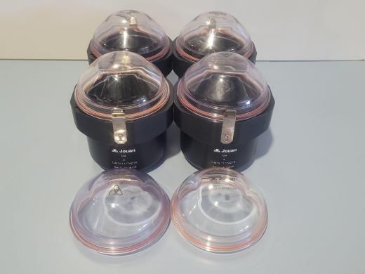 set of 4 JOUAN / THERMO M4 111744218 cups for centrifuge-cover