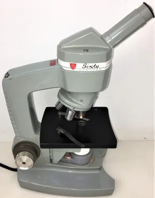 American Optical Spencer Sixty Monocular Microscope (100X to 970X)
