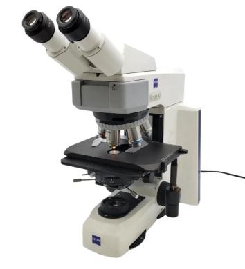 Zeiss Axio Scope A1 Research Microscope with 100x Oil Objective-cover