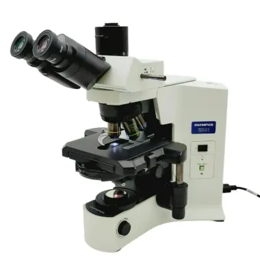 Olympus BX41 Phase Contrast Trinocular Microscope with Fluorite Objectives