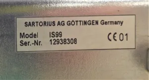Sartorius IS99 Bench Scale 600kg Capacity Low Profile Robust Design, 6 of 9