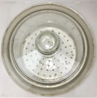 Corning PYREX 3081-200 Borosilicate Glass Desiccator with Support Plate, 5.8L Capacity