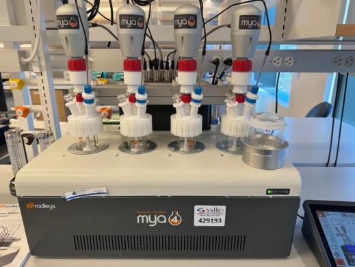Radleys Mya 4 Four-Position Benchtop Bioreactor with Touchscreen and External Temperature Control-cover