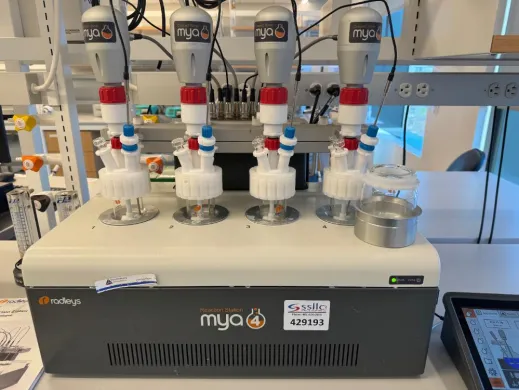 Radleys Mya 4 Four-Position Benchtop Bioreactor with Touchscreen and External Temperature Control