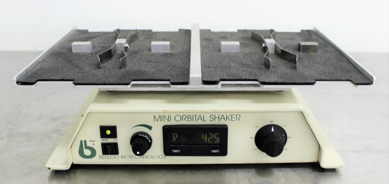 Bellco Biotechnology Mini Orbital Shaker Model 7644-D2000 for Cell Culture, 10-350 RPM-cover