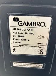 Gambro AK-200 Ultra S Dialysis Machine for Renal Replacement Therapy, 3 of 3