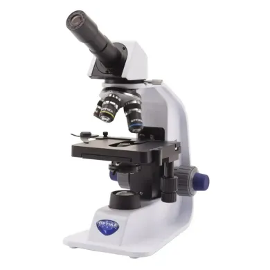 B-150 Monocular Brightfield Microscope with 600x Magnification and Rechargeable Battery