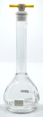 TLG Class A 100mL Volumetric Flask with PTFE Stopper-cover