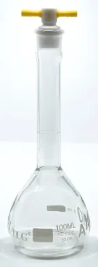 TLG Class A 100mL Volumetric Flask with PTFE Stopper