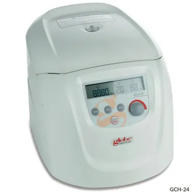 Globe Scientific GCH-24-EU Hematocrit Centrifuge with 24-Place Capillary Rotor