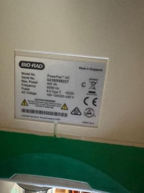 Bio-Rad Power Pac HC Electrophoresis Power Supply-cover