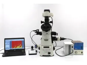 Nikon Eclipse Ti-E PFS Motorized Inverted LED Fluorescence Phase Contrast Microscope with Motorized XY Stage, 2 of 19