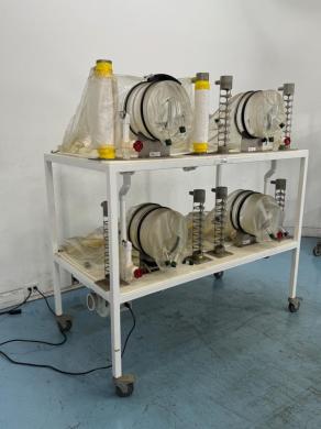 CBC Clean Quad Flexible Glove Isolator with Mobile Two-Tier Frame-cover