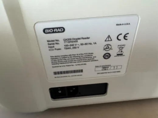 Bio-Rad QX200 Droplet Reader for Droplet Digital PCR Analysis