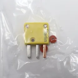 Marlin 1261-K Type K 3 Pole Mini Thermocouple Plug – 5 Pack, 2 of 3