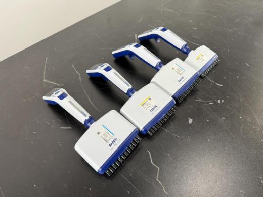 Rainin E4 XLS Digital Multichannel Pipette Set (4 Units) with 20–1200 µL Volume Range-cover