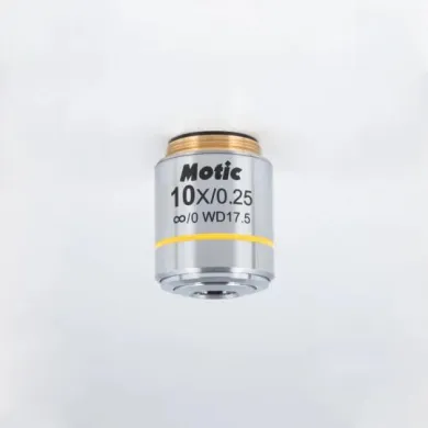MOTIC LM Plan Achromatic 10X/0.25 Microscope Objective Lens for BA310MET Series