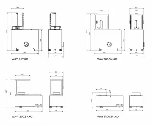 Radwag WAY 5100.5Y.KO Mass Comparator, 2 of 3