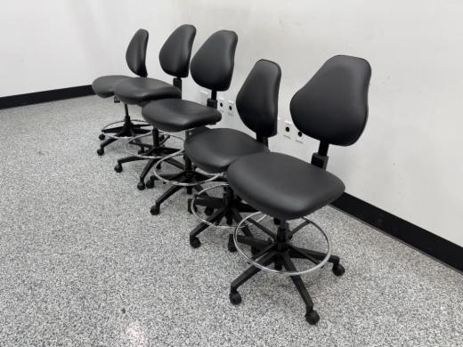 VWR Laboratory Chairs Set of 5 with Adjustable Height and Ergonomic Design-cover