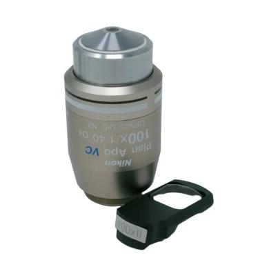 Nikon Plan Apo VC 100x/1.40 Oil Immersion DIC Microscope Objective with DIC Prism Slider 100xII-cover
