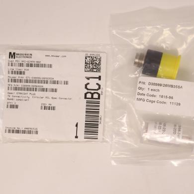 TE Connectivity D38999/26MB35SA Circular MIL-Spec Straight Plug Connector-cover