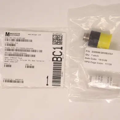 TE Connectivity D38999/26MB35SA Circular MIL-Spec Straight Plug Connector