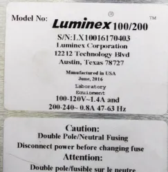 Luminex 100/200 Multiplex Protein and RNA Analyzer with xMAP Technology, 8 of 12