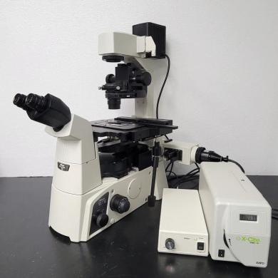 Nikon Eclipse Ti-S Inverted Microscope with X-Cite Fluorescence and Phase Contrast-cover