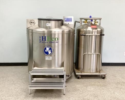MVE HEco 1536P-190 Cryogenic Liquid Nitrogen Vapor Storage Freezer-cover